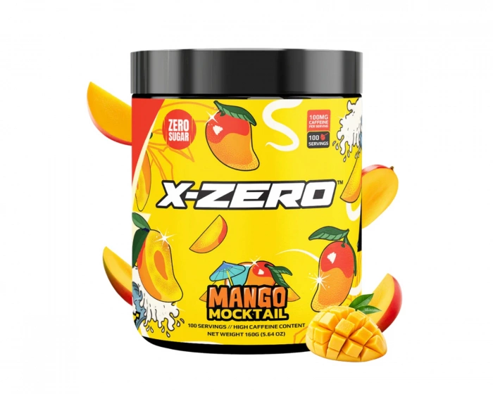 X-Gamer X-Zero Mango Mocktail - 100 Porsjoner