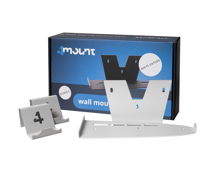 4mount Veggfeste Bundle til PS5 Slim - Hvit