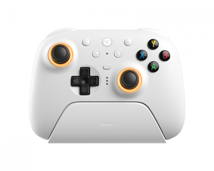 8Bitdo Ultimate 2 HE TMR Trådløs Kontroller - Hvit