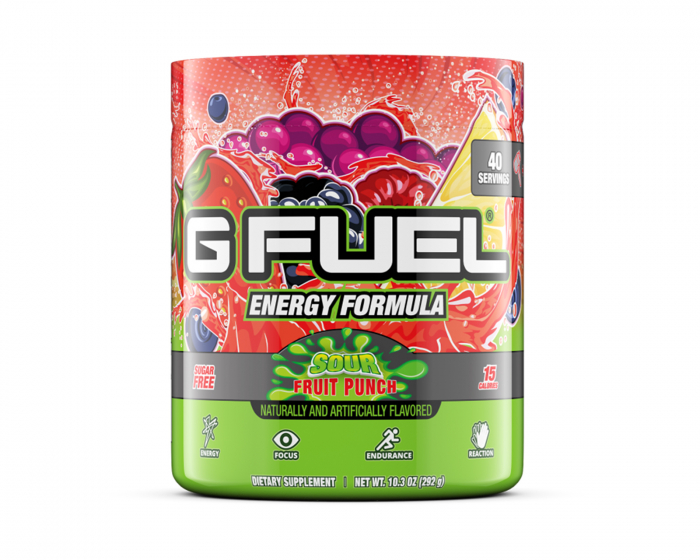 G FUEL Sour Fruit Punch - 40 Porsjoner