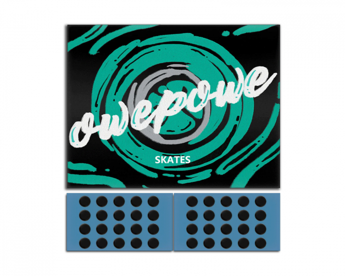 Owepowe Eagle Mus Skates Control Dots - Svart