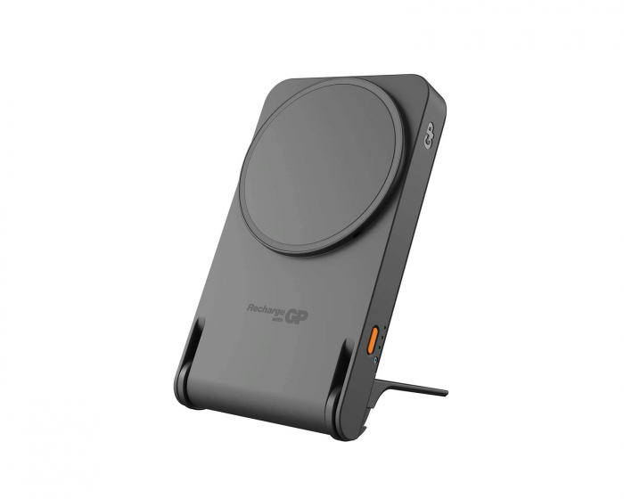 GP Powerbank Magnetic Safe 2-In-1 Trådløs 5000mAh