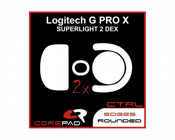 Corepad Skatez CTRL til Logitech G Pro X Superlight 2 DEX