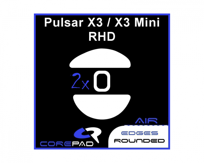 Corepad Skatez AIR til Pulsar X3 RHD