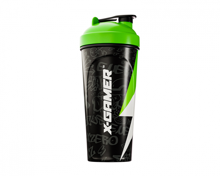 X-Gamer X-Zero Shaker 700ml - Svart & Grønn