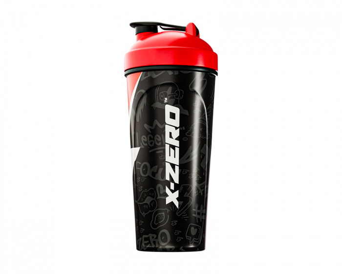 X-Gamer X-Zero Shaker 700ml - Svart & Rød