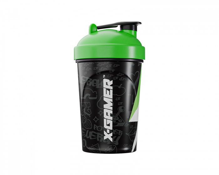 X-Gamer X-Zero Shaker 500ml - Svart & Grønn