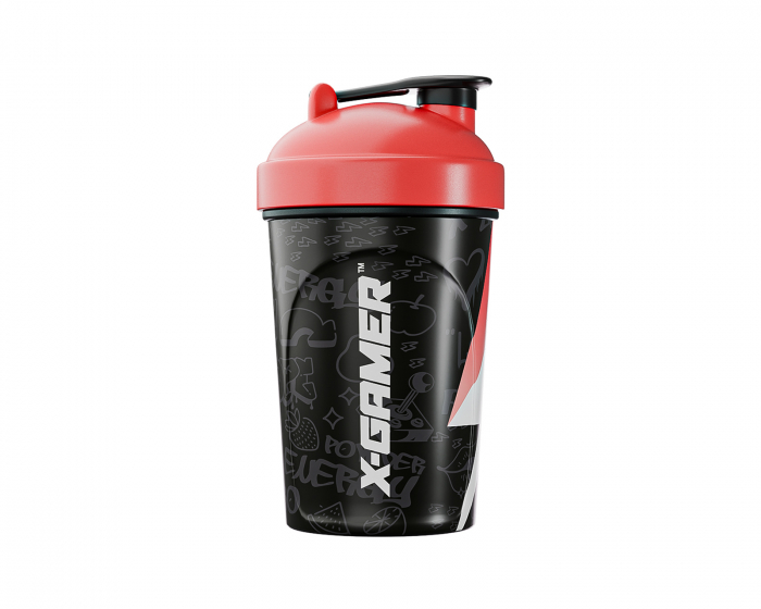X-Gamer X-Zero Shaker 500ml - Svart & Rød