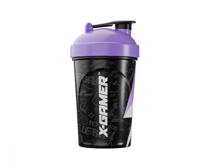 X-Gamer X-Zero Shaker 500ml - Svart & Lilla