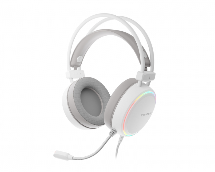 Genesis Neon 613 G2 Gaming Headset RGB - Hvit