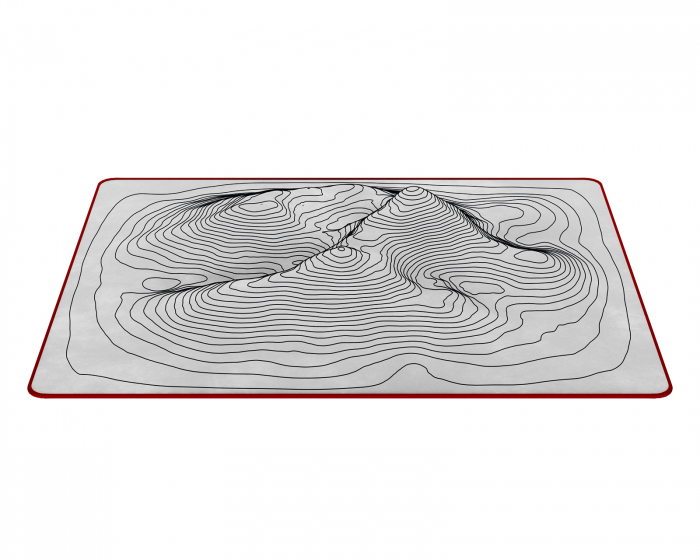 MaxGaming Real Topographic Mousepad - Summit