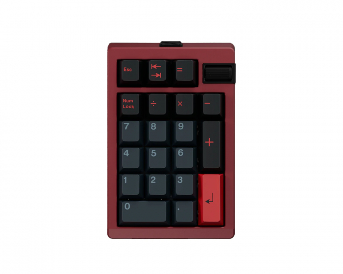 Wuque Studio ZoomPad TIGA Numpad Barebone Kit - Scarlet Red