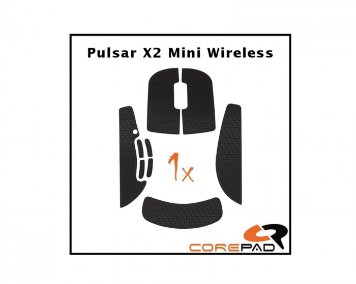 Corepad Soft Grips til Pulsar X2 Mini / X2 CrazyLight - Oransje
