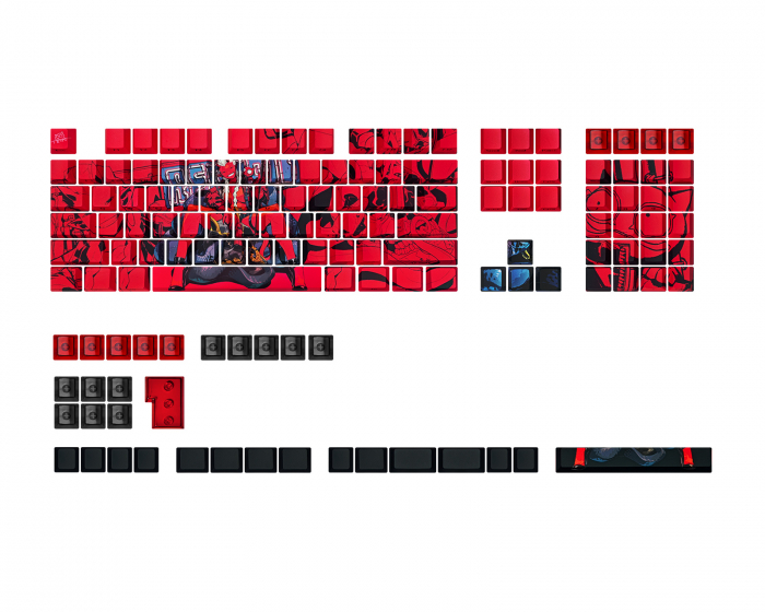 X-raypad x TERU RedTail Keycap Set - ANSI