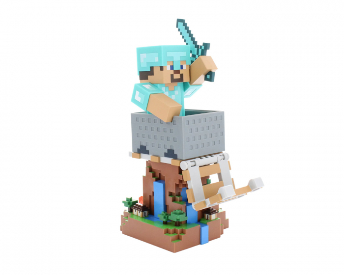Cable Guys Minecraft: Steve in Diamond Armor R.E.S.T Mobil- & Kontrollholderen
