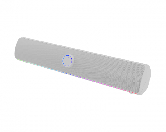 Genesis Helium Soundbar 312BT 2.0 - Hvit Trådløs Lydplanke