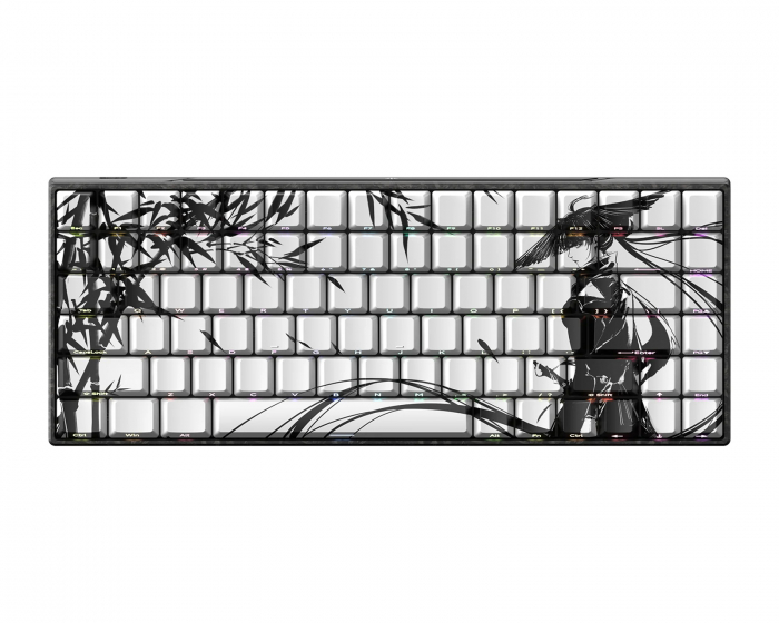 WLMouse YING75 HE Forged Carbon Fiber Tastatur - Hvit [TTC Shadow]