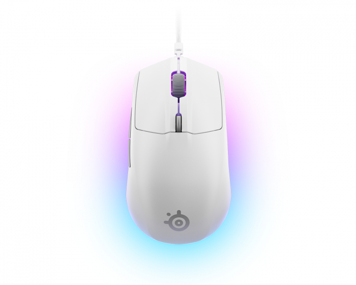 SteelSeries Rival 3 Gen 2 Gamingmus – Hvit