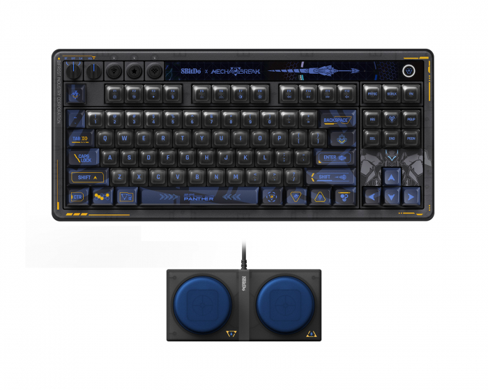 8Bitdo Retro 87 Trådløst Mekanisk Tastatur - ANSI - Mecha Break Edition