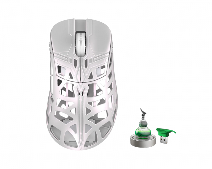 WLMouse x The Swords Magnesium Trådløs Gamingmus [OMRON] - Hvit