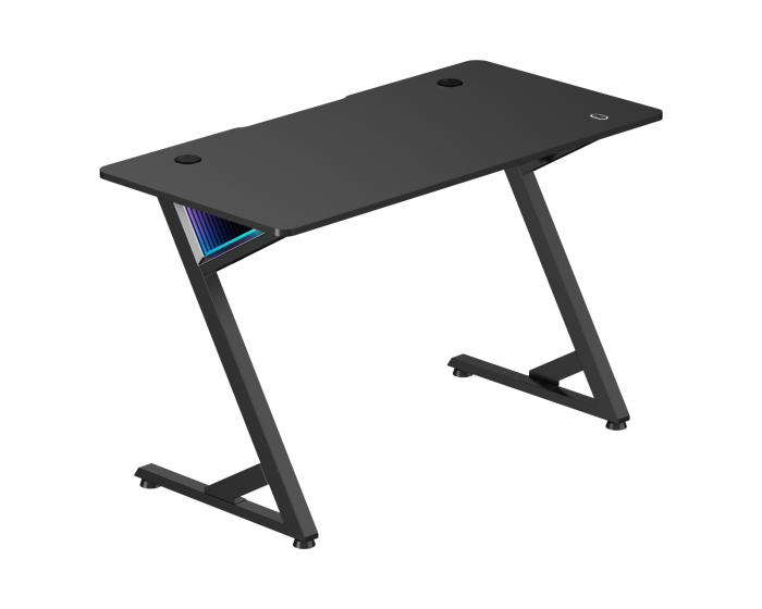 MaxMount InfinityGlow Gaming Skrivebord (120x60) - Svart