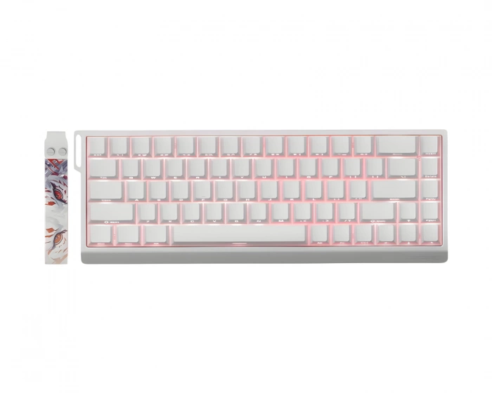 FGG MAD68 HE RGB ANSI Tastatur [Magnetic Amber Pro] - Hvit