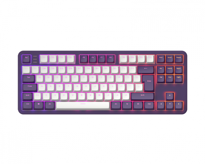 Dark Project ALU87 RGB Gaming Tastatur - Fiolett [g3ms Sapphire]