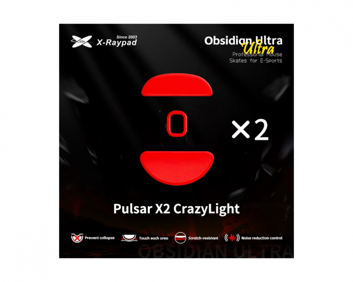 X-raypad Obsidian Ultra Skates for Pulsar CrazyLight