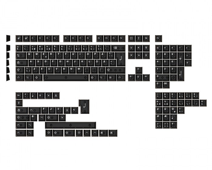 MaxCustom Lucid NORDEUK Keycap Set - BoW