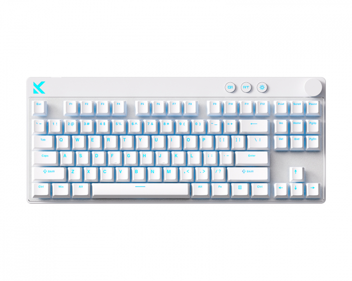 MCHOSE Mix 87 Hall Effect Magnetic Gaming Tastatur ANSI - Hvit