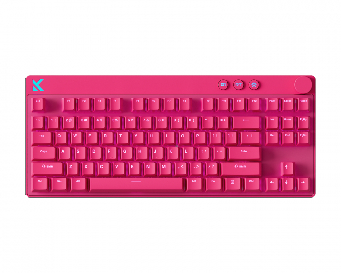 MCHOSE Mix 87 Hall Effect Magnetic Gaming Tastatur ANSI - Rose Red