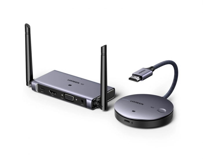 UGREEN Trådløs HDMI-sender og mottaker - 4K@30Hz