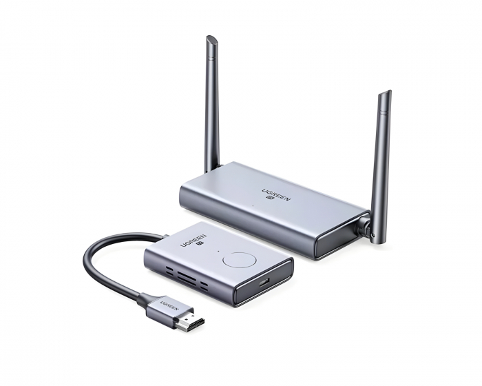 UGREEN Trådløs HDMI-forlenger - Sender og mottaker