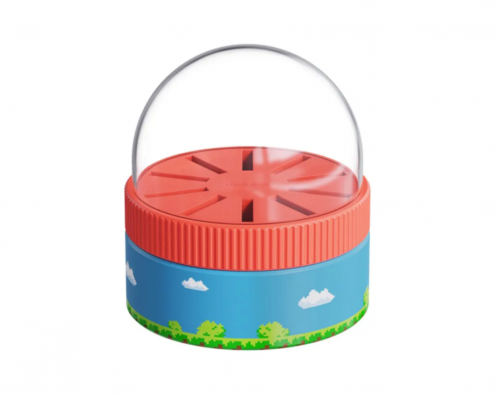 Hagibis Roterende Spillkortholder for Nintendo Switch – Rød/Blå