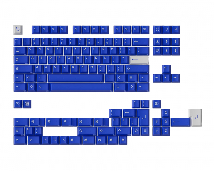 KBDfans PBTfans Klein Blue R3 - Base kit