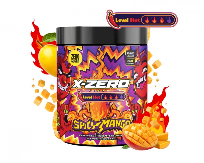 X-Gamer X-Zero Spicy Mango - 100 Serveringer