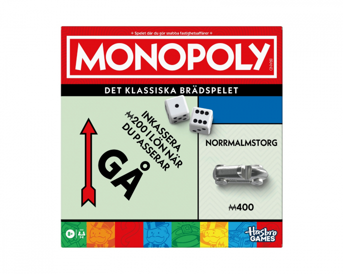 Hasbro Monopoly Klassisk 90-årsjubileumsutgave - Brettspill (SE)