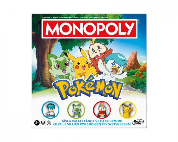 Hasbro Monopoly Pokemon - Brettspill (SE/FI)