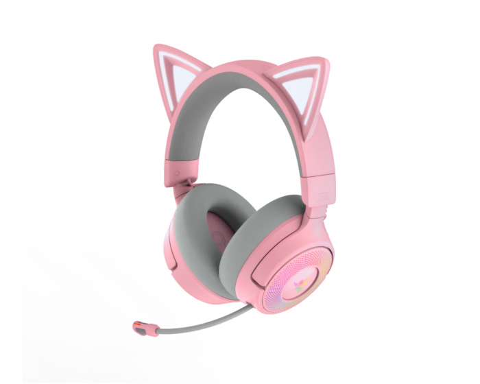 Razer Kraken Kitty V3 PRO Trådløst Gaming Headsett - Quartz