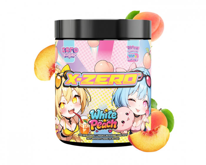 X-Gamer X-Zero White Peach - 100 Serveringer