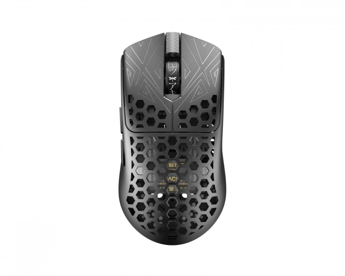 Arbiter Studio AKITSU Medium Karbonfiber 8K Trådløs Gaming Mus - Svart