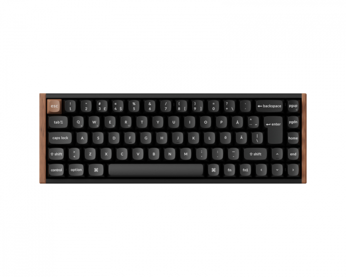 Keychron K6 HE SE Trådløst QMK Tastatur [Gateron 2.0 Purple Magnetic Switch] - Wood Black