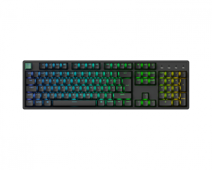 Keychron K10 HE Trådløst QMK Tastatur [Gateron 2.0 Purple Magnetic Switch] - Svart