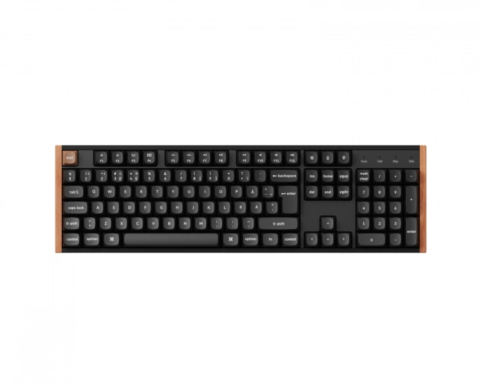 Keychron K10 HE SE Trådløst QMK Tastatur [Gateron 2.0 Purple Magnetic Switch] - Wood Black