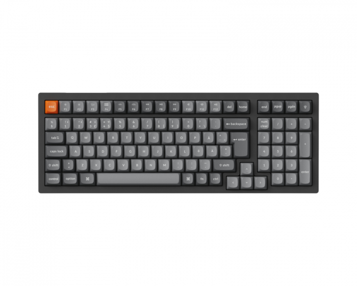 Keychron K4 MAX Trådløst QMK/VIA Tastatur [Keychron Super Red]