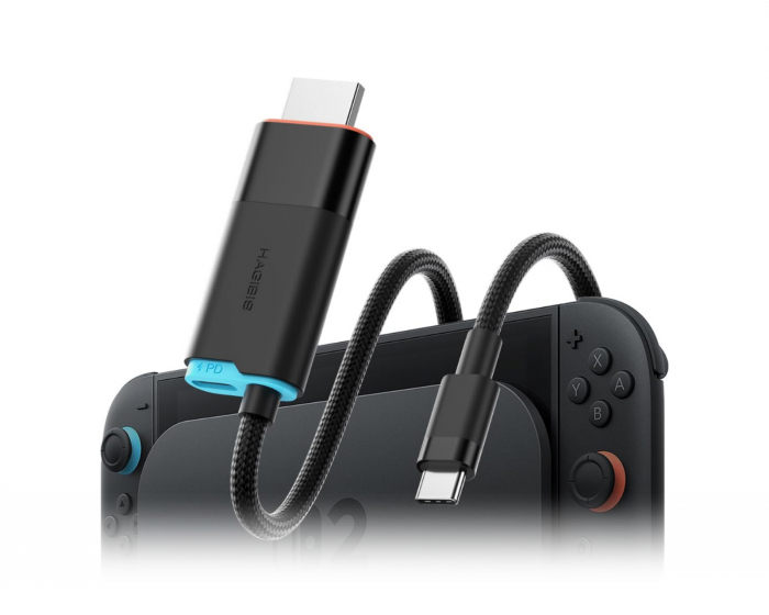 Hagibis 4K USB-C til HDMI-kabel for Nintendo Switch 1/2
