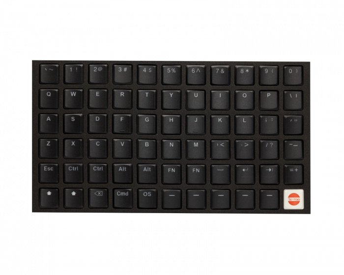 Tai-Hao THT Doubleshot PBT Backlit Low-Profile 65-Key - MX - Svart