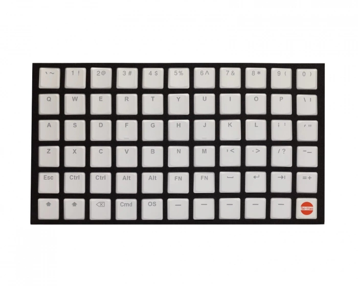 Tai-Hao THT Doubleshot PBT Backlit Low-Profile 65-Key - MX - Hvit