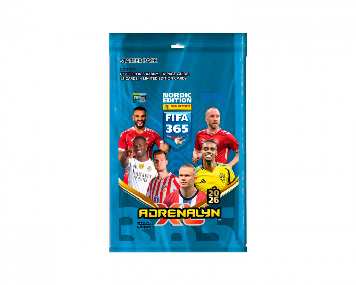Panini FIFA 365 AdrenXL 2026 Startpakke - Fotballkort