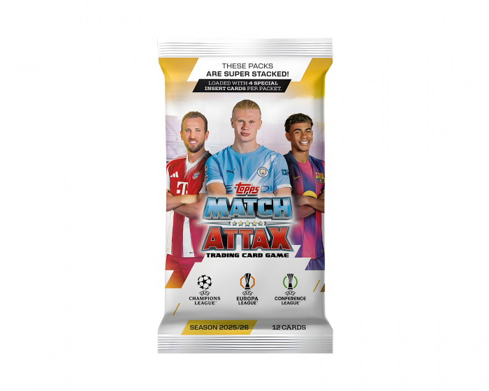 Topps Match Attax Kortholder UCL 25/26 Booster - Fotballkort